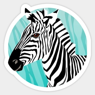 Zebra Sticker